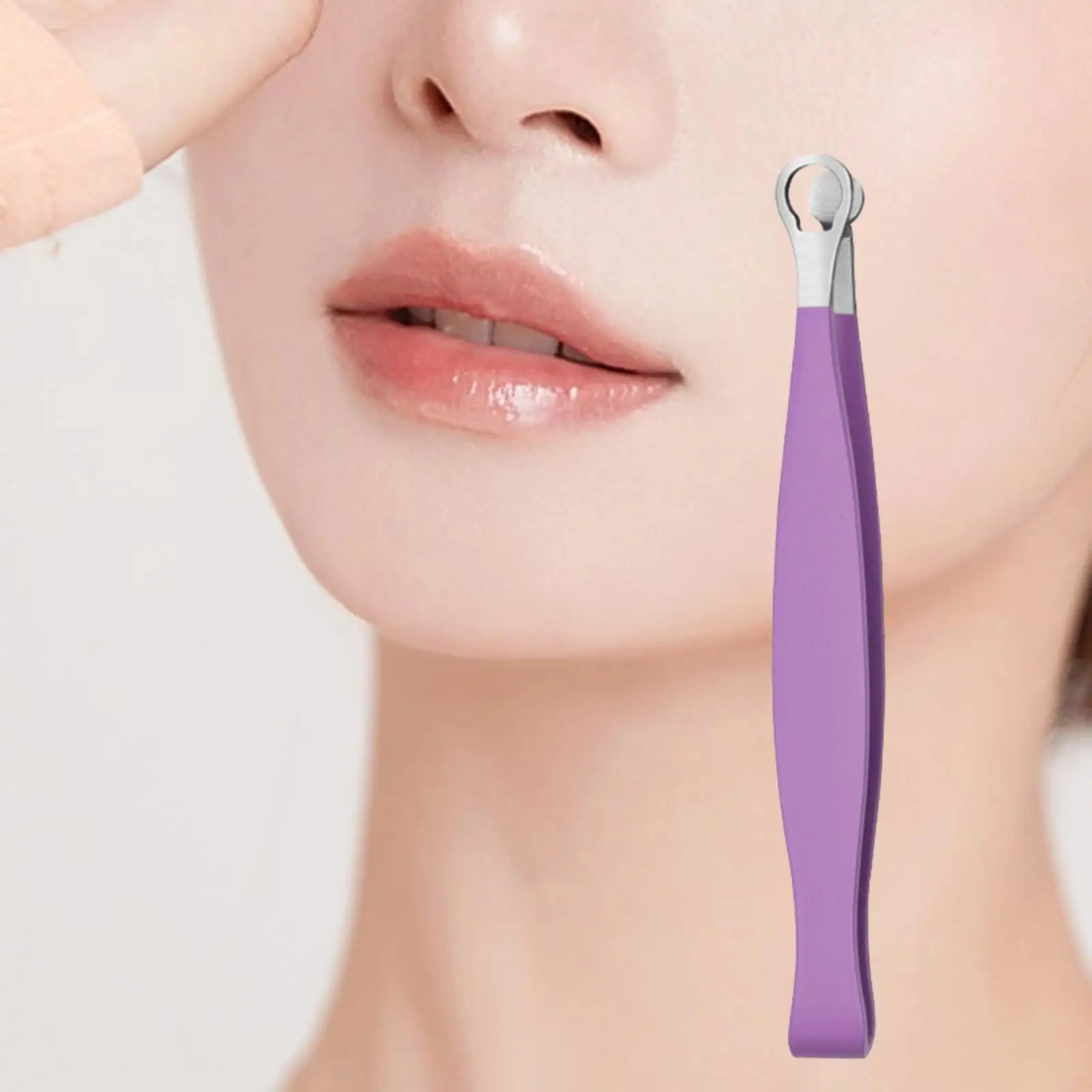 Nose Hair Trimming Tweezers Precision Professional Safe Plucker for Sideburns Men and Women Eyebrow Hair Ingrown Hair Grooming