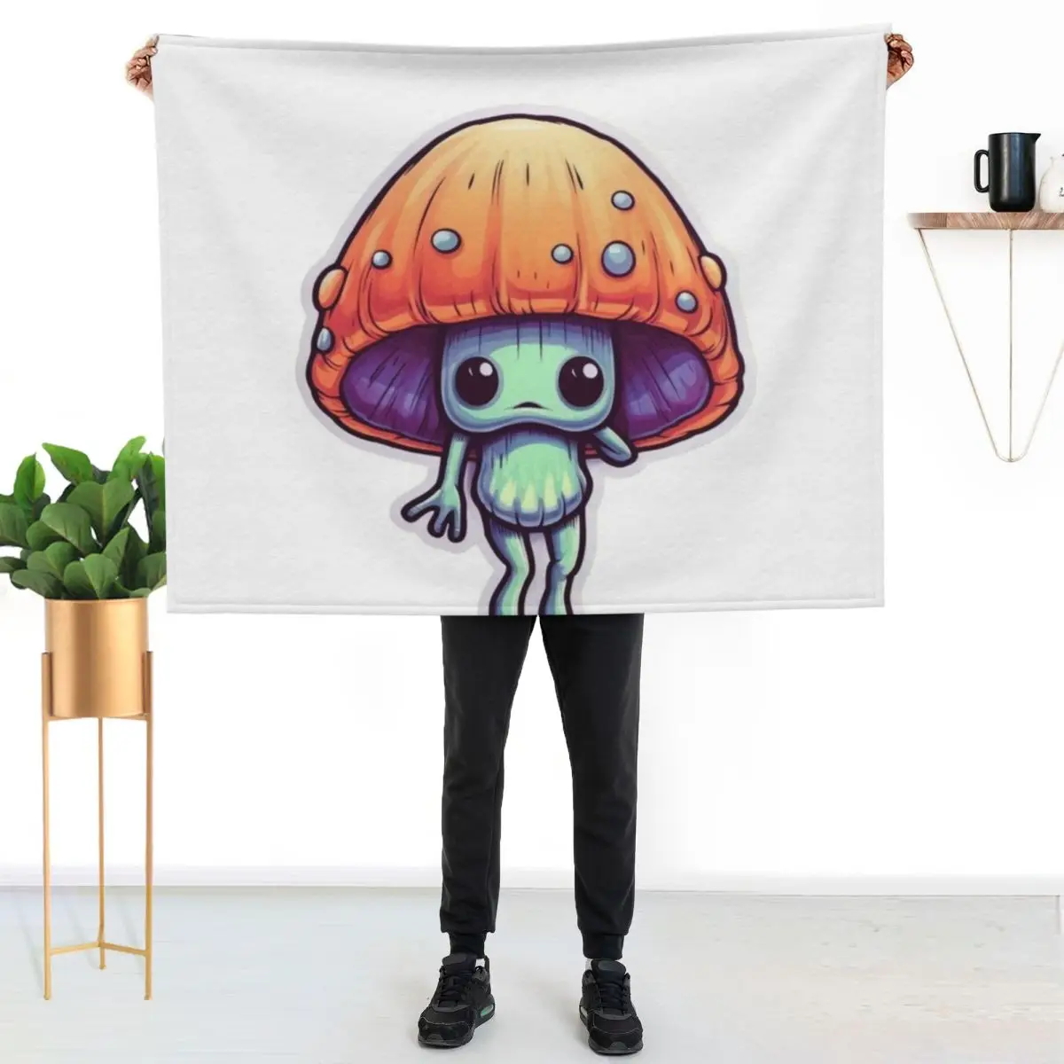 Subatomic Companion Throw Blanket Luxury Throw Polar cosplay anime Vintage Weighted Blankets