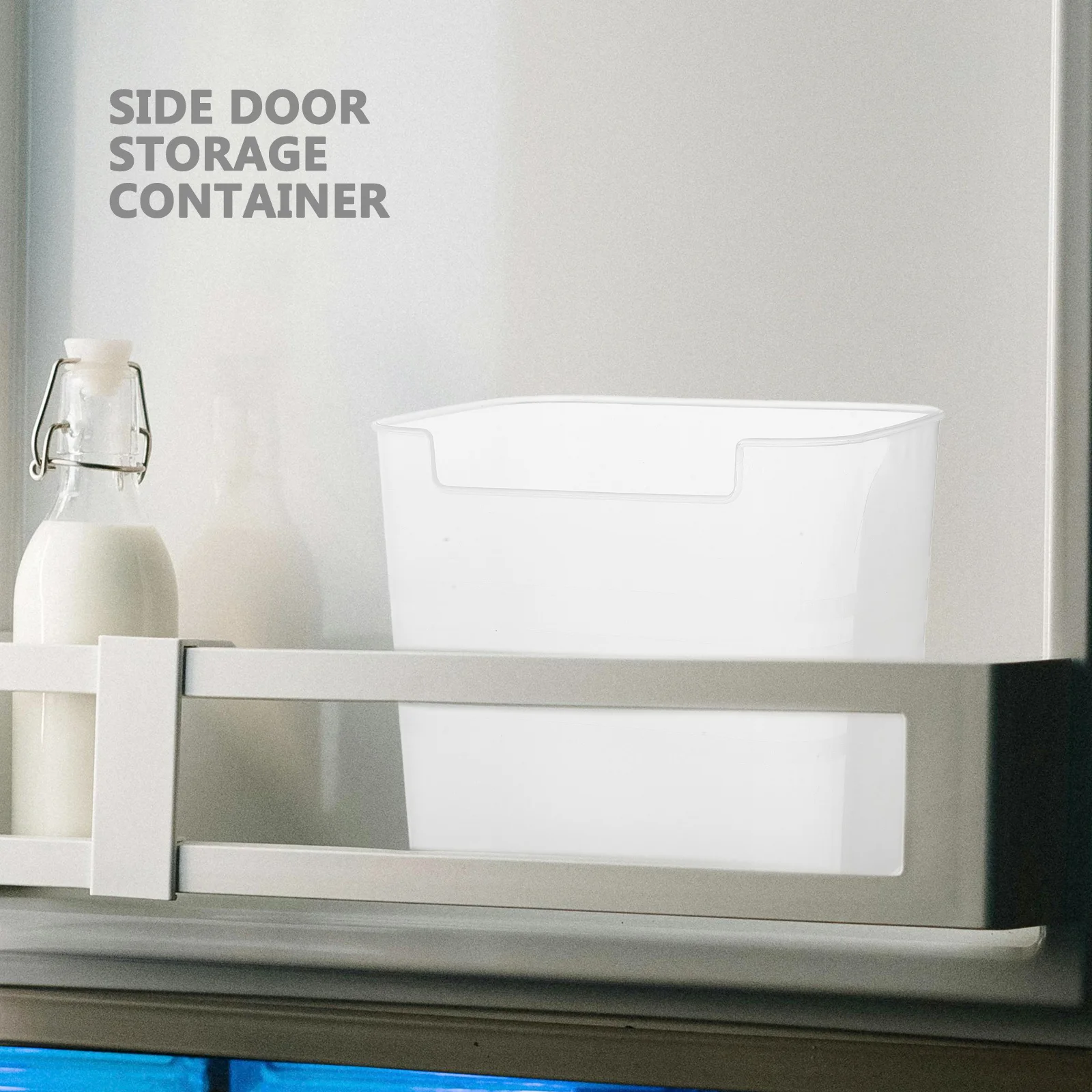 

3Pcs Refrigerator Organizer Clear Storage Boxes Multifunctional Pantry Storage Holder Fridge Side Door Organizer Bins