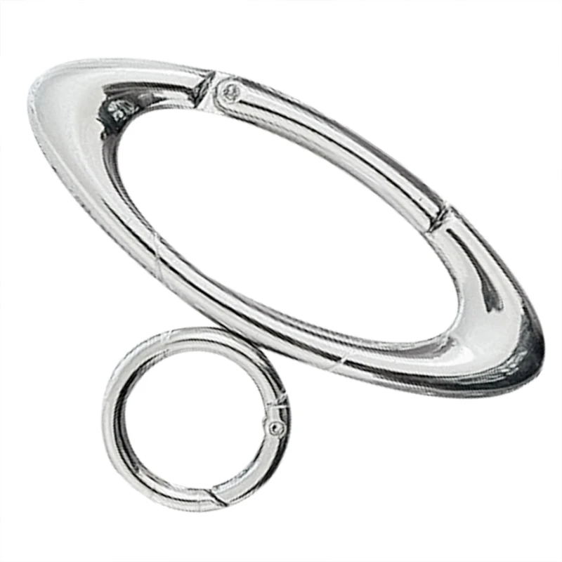 Waterproof Alloy Carabiner 2 Pcs Oval Designs for Travel and Daily Use C1FC