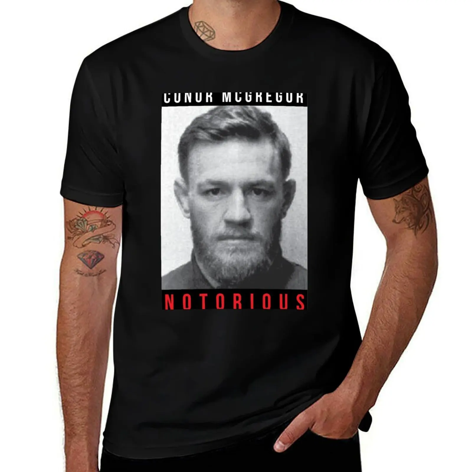 

Connor McGregor Notorious Mugshot T-Shirt cotton t shirt man essential t shirt T-shirt