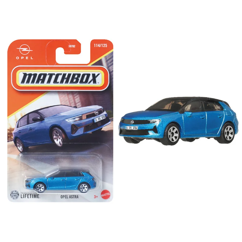 2025f original matchbox carro 1/64 metal diecast azul opel astra simulado veículo brinquedos para meninos coleção presente de aniversário prêmio