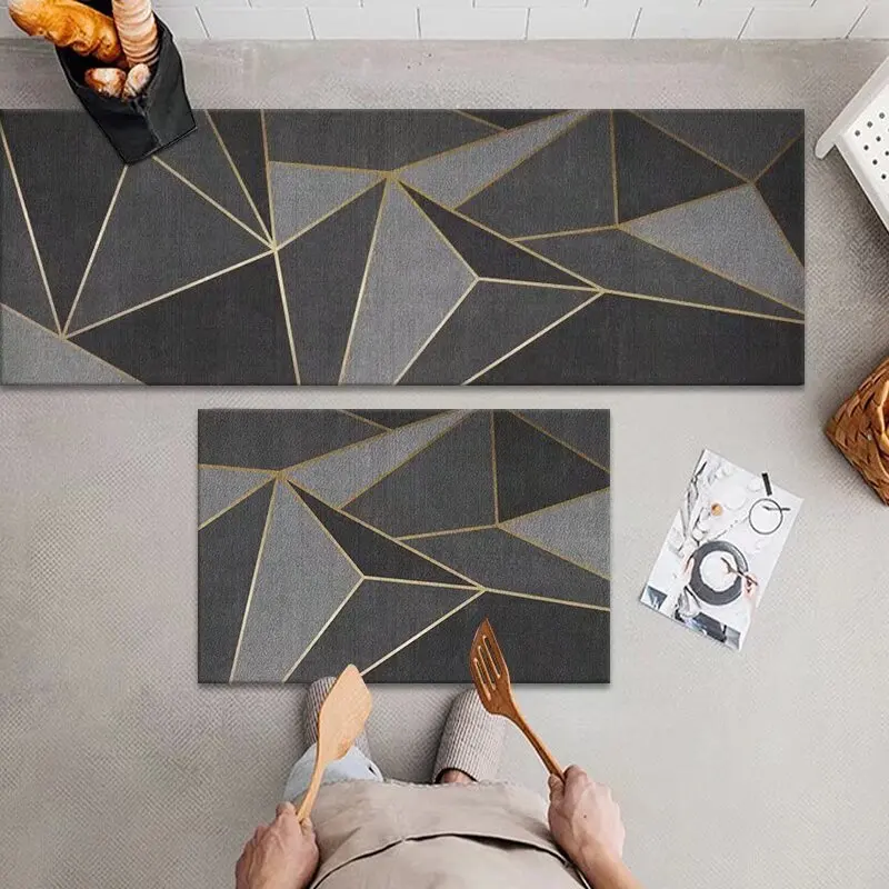 

Household Oil And Waterproof Diatomaceous Mud Kitchen Floor Mat Living Room Hallway Washable Soft Carpet Bathroom Non-Slip Mat