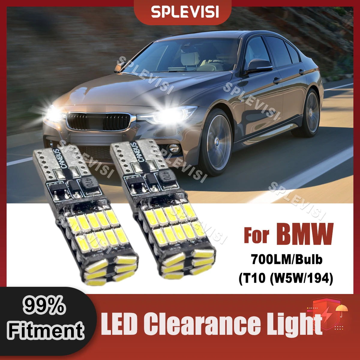 

1 Pair LED Clearance Lamp Light W5W T10 Converion 12v 700LM/Bulb For BMW 3-Series 7-Series Z3 Z4 Car Replace Bulbs