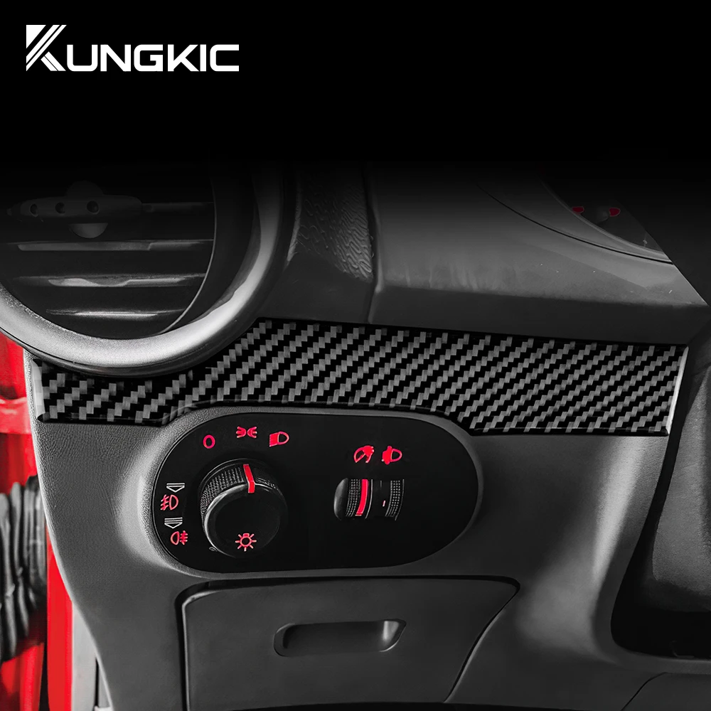 Real Soft Carbon Fiber Sticker For Seat Ibiza 6l 2003 2004 2005 2006 2007 2008 LHD Car Main Driver Strip Interior Accessories