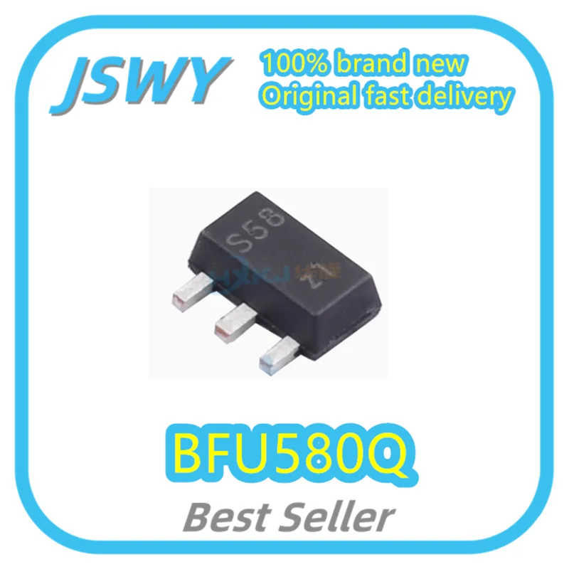 

(10/100pcs) BFU580Q BFU580 Silkscreen S58 SOT-89 High Frequency Triode Original Genuine Bulk Stock