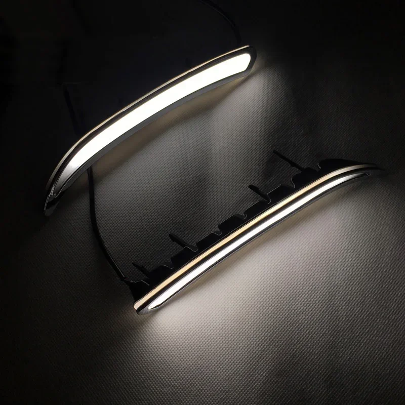 LED DRL Daylights For Opel 2010 - 2015 Insignia GS LED Yellow Turn Signal Daytime Running Headlights view 5