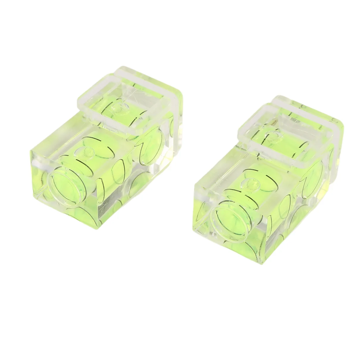 ABKM 2 PCS Hot Shoe Bubble Level Camera Two Axis Spirit Level for Digital and Film Camera