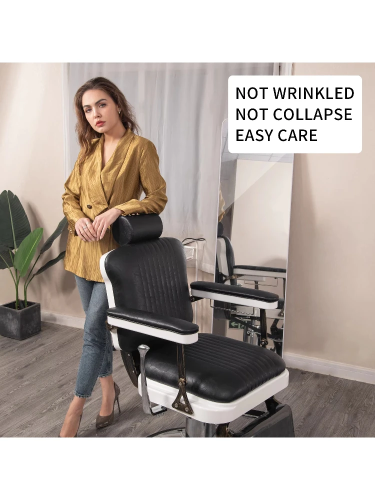 مقاعد جلدية مريحة بارتفاع قابل للتعديل لصالونات الشعر وكرسي الشعر في صالون الحلاقة #2