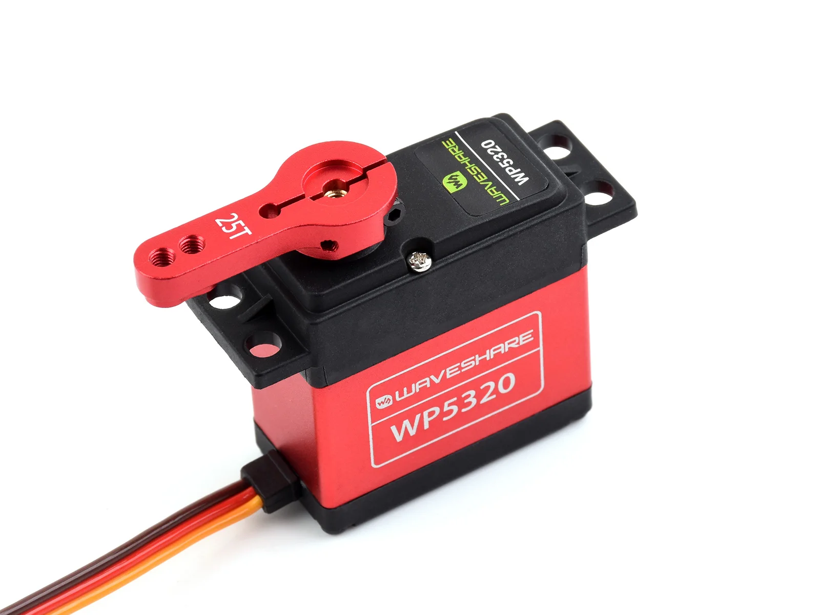 Waveshare 20kg.cm / 35kg.cm Large Torque 180° Digital Servo, Copper Gear / Steel Gear, Waterproof And Dustproof
