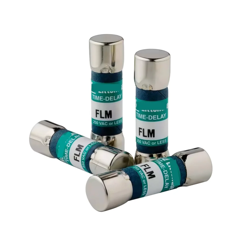 FLM-6/10 Fuse, 0.6A 250VAC Time Delay Cartridge Fuse, 1 Piece OEM