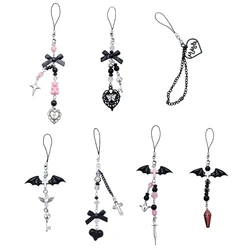 Goth Y2K Handbag Pendant Phone Charm Kawaii-Key Chain For Pouch Girl Backpack Accessory