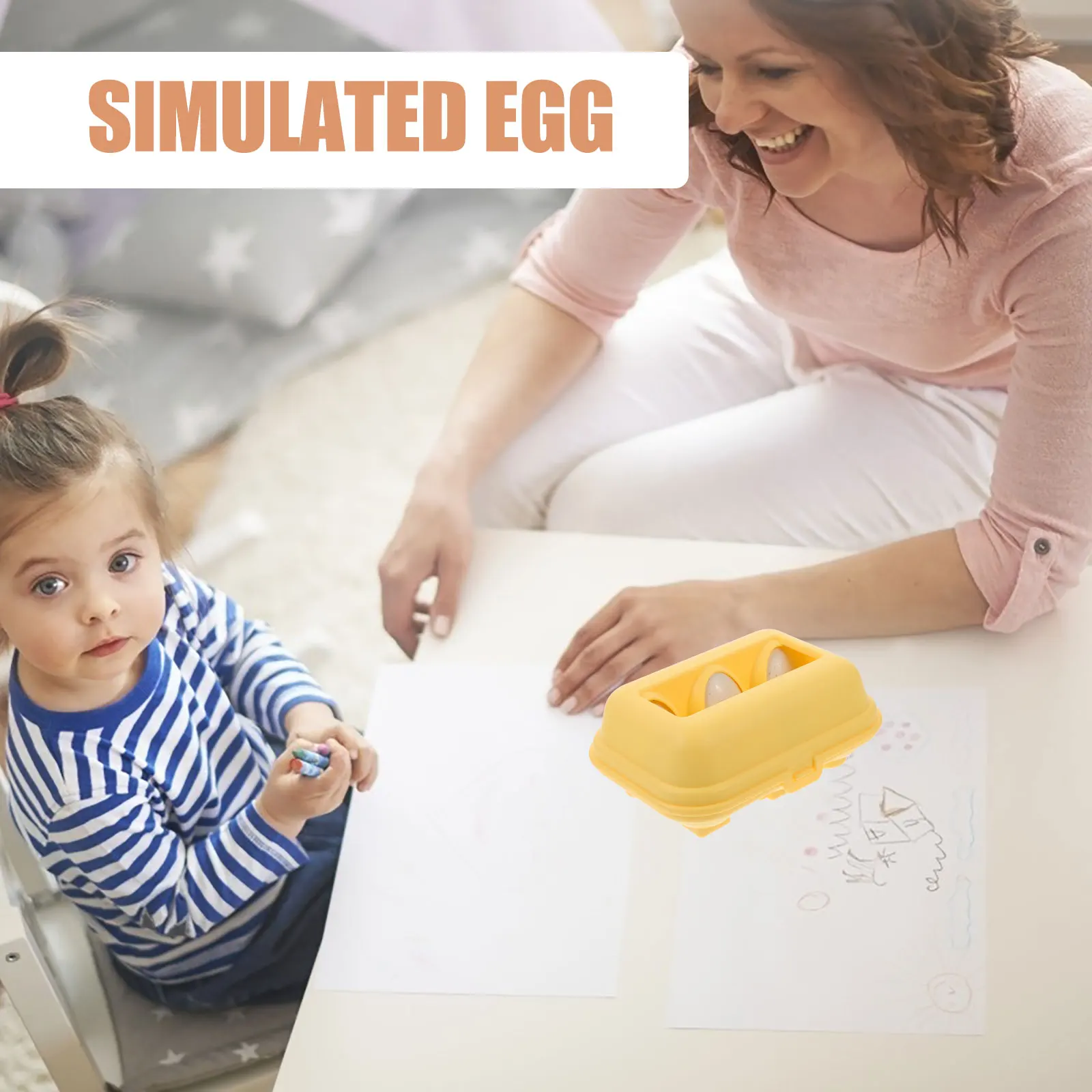 

6 шт. обучающие одинаковые яйца для раннего обучения для детей, пластиковый набор игрушек Монтессори