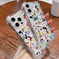 Full Screen Mickey Mouse For OPPO Realme 13 9 7i CT7 C55 C53 C35 C33 C31 C30 C25 C21 C20 C17 C15 C11 C2 Transparent Phone Case