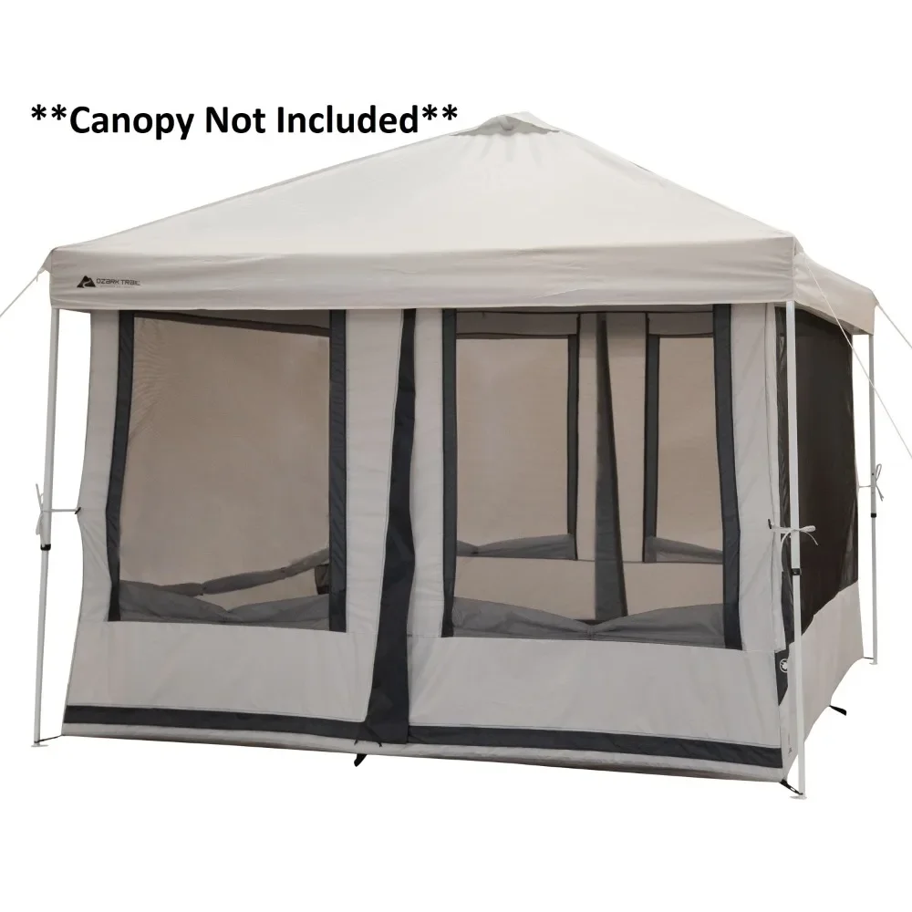 

7-Person 2-in-1 Screen House Connect Tent With 2 Doors Camping Bed Tent Outdoor Camping Waterproof Canopy Sold Separately Air