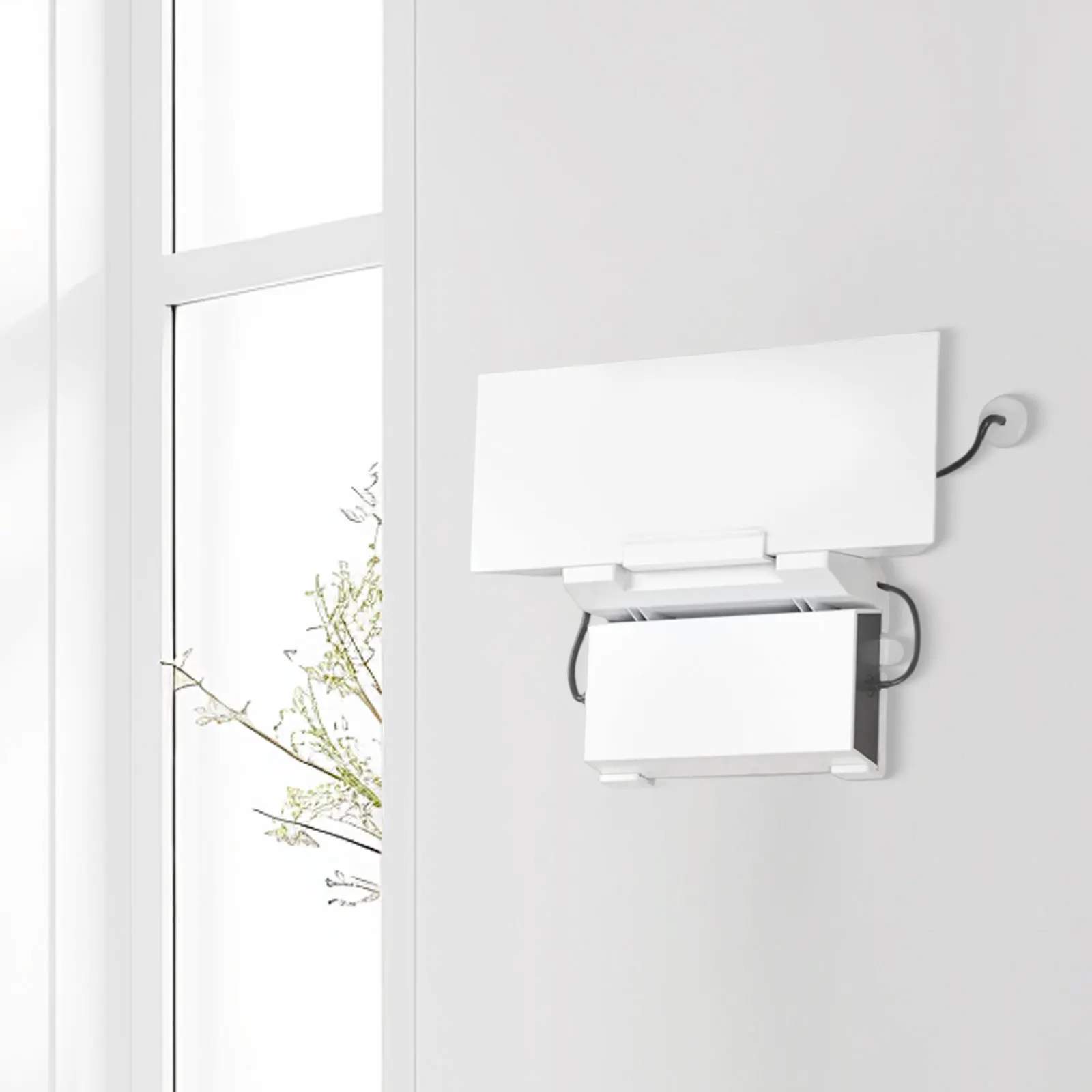 Staffa di montaggio 2 in 1-Starlink Gen 3 Kit di montaggio router V3 e alimentatore-Supporto da parete Starlink ABS Accessorio per utensili elettrici standard