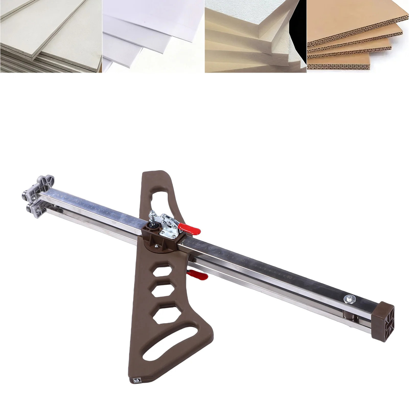 Cutting Tool  Cutting Tool Foldable Hand Push Double Positioning High  Gypsum Board Cutter with 23 Wheels