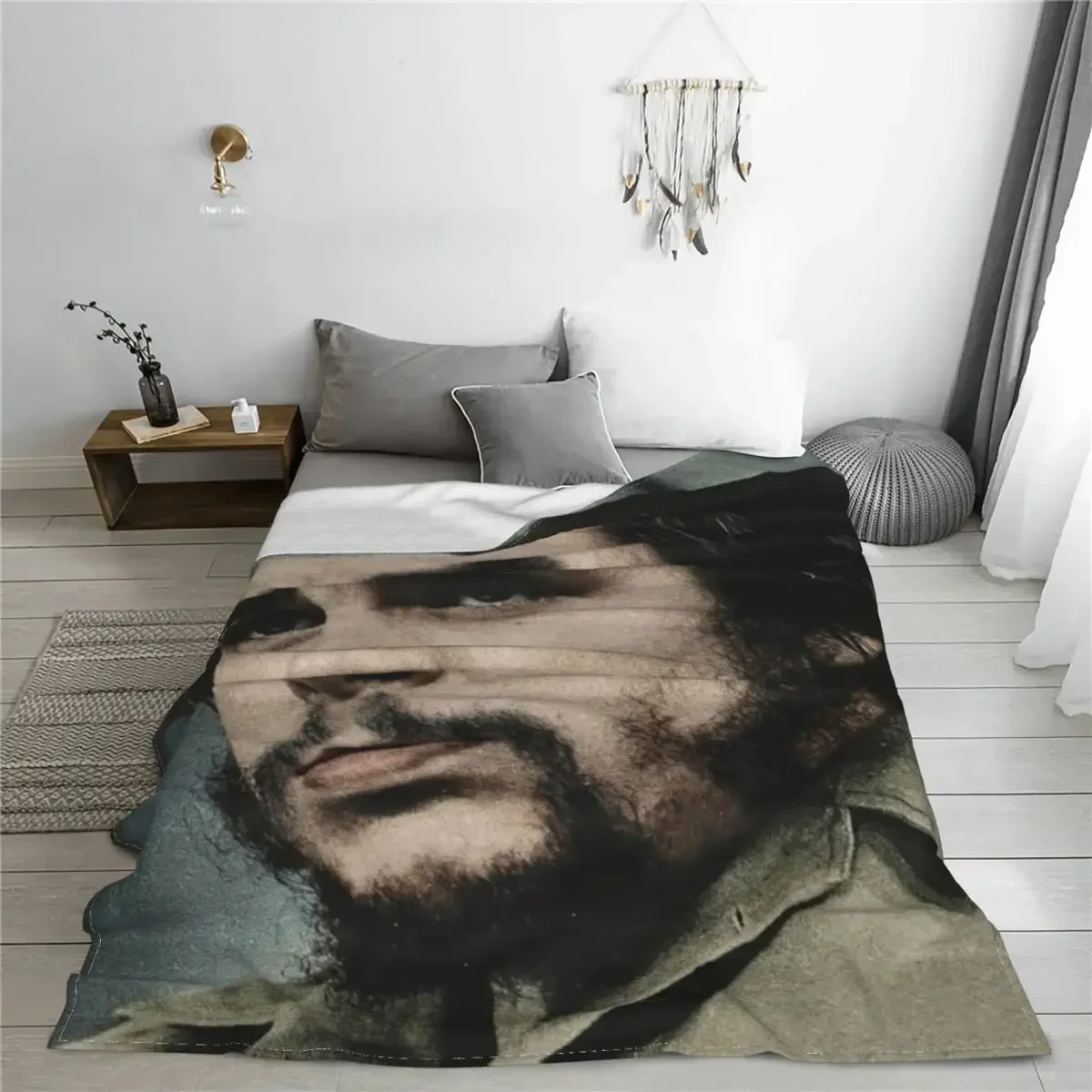 Ernesto Che Guevara Blankets Fleece Revolution Hero Men Soft Throw Blanket for Bed Bedspread