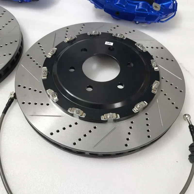 Jekit kaliper rem 6 Piston cakram rem, kit rem besar 355Mm 380Mm 405Mm
