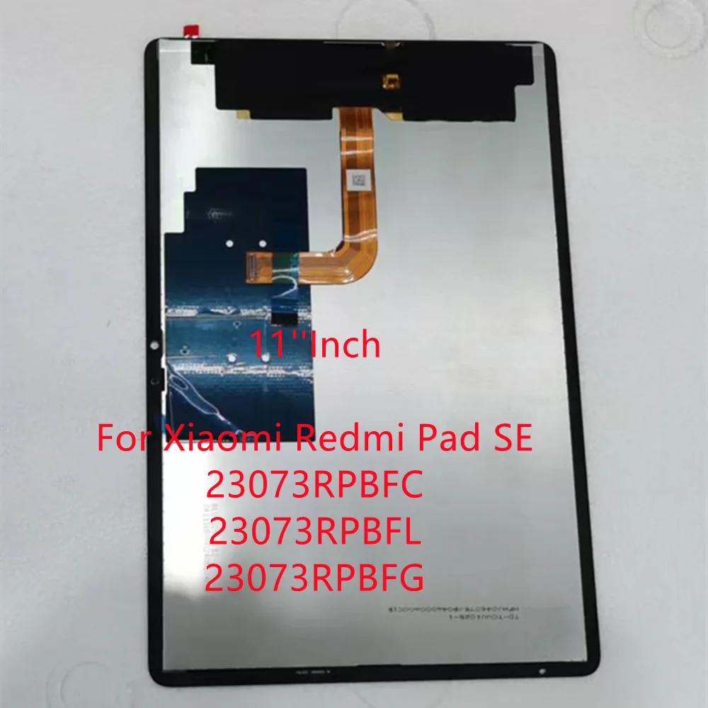 

11''Inch For Xiaomi Redmi Pad 2nd Gen Pad SE 23073RPBFC 23073RPBFG 23073RPBFL LCD Display Touch Screen Digitizer Assembly Tested