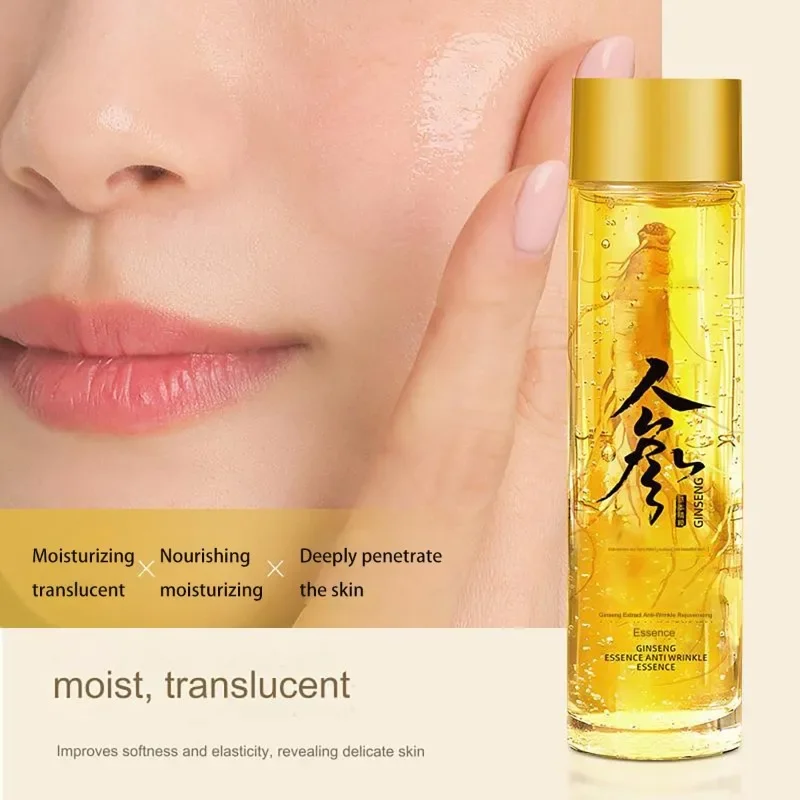 

Ginseng Extract Liquid,Korean Red Ginseng Anti Aging,Moisturizer, Fighting Collagen Loss, Reduces Wrinkles, Improves Sagging