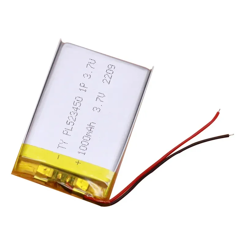for 523450 Lithium Battery 1000mAh 3.7V Rechargeable Battery for Tire Pressure Tester Mobile Power Supply Safe