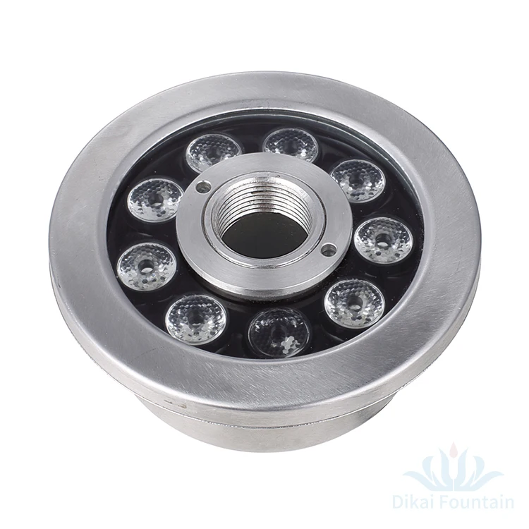 High-quality Ip68 Rgb Customized Power Underwater Donut Pond Ring Light DMX Dancing Fountain Light