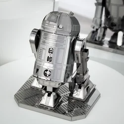 3D Metal Puzzle Building Blocks Kits DIY Star Mecha Wars Robot R2D2 for Teens Men Hobbies Toys Great Gifts