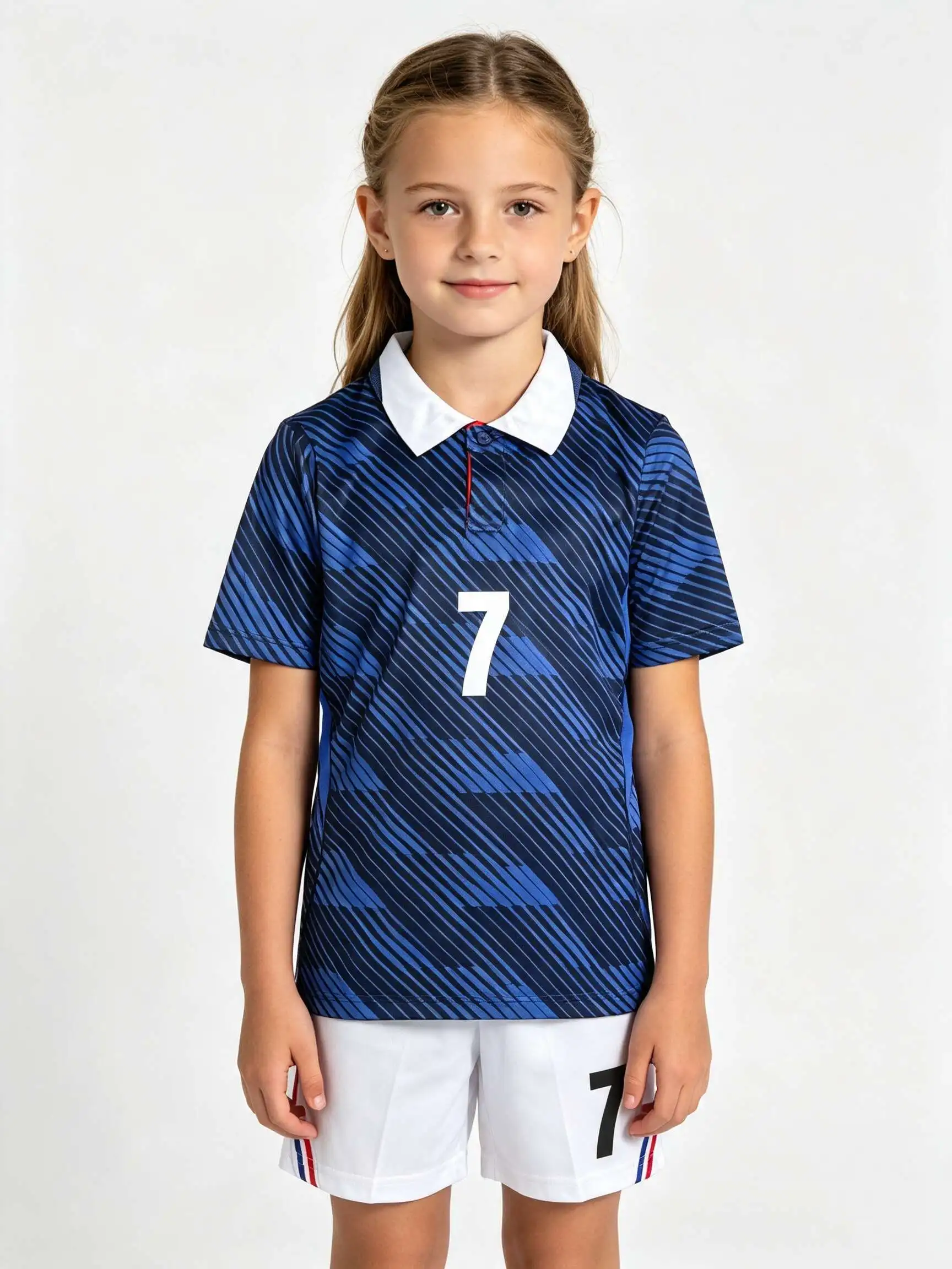26/27 Unisex Blank Soccer Jersey Set, Kids & Adults Training Uniforms for WHITE    School Sports, Running & Team Events view 6