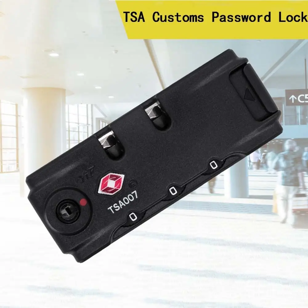 TSA 3 Digit Password Lock  Security Lock Suitcase Luggage Coded Lock Cupboard Cabinet Locker Padlock Travel Bag Lock