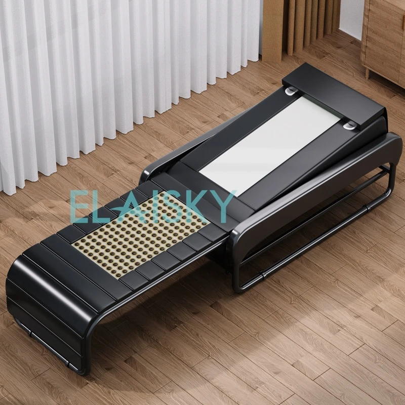 Electric Jade Stone Heating Thermal Massage Bed Multifunctional Full Body Warm Physiotherapy 4D Lifting Function Bluetooth Music