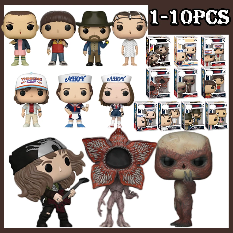 Figurka Anime Stranger Things Winylowa Figurka Akcji dla Chłopców Ozdoba na Biurko Figurki Zabawki Prezent dla Dzieci na Święta/Boże Narodzenie