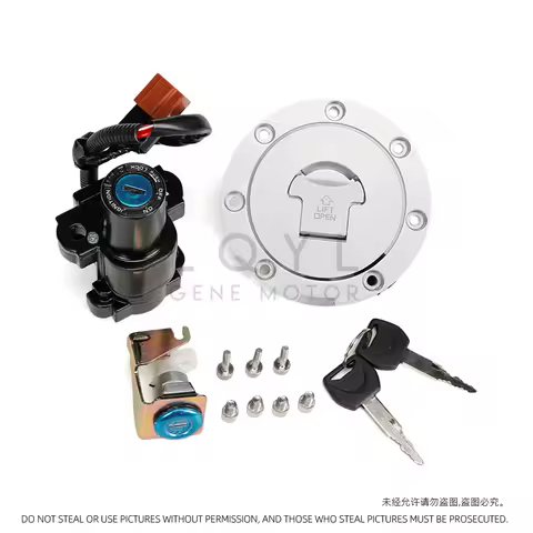 Motorcycle Ignition Switch Lock Fuel Gas Cap Tank Cover Key Set For Honda CBR1000 CBR1000RR 2006-2007