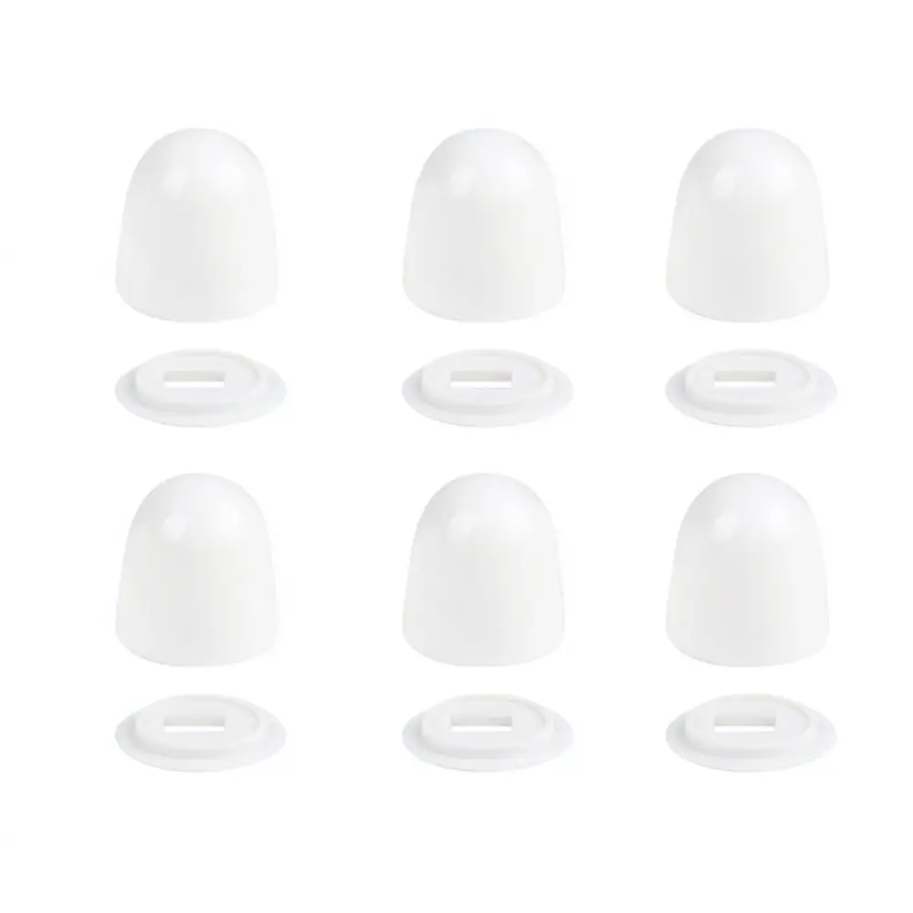 Elevated Toilet Screw Cover Caps Plastic Hardware Accessories Bathroom Fixings Replacement Decorative Protective Base