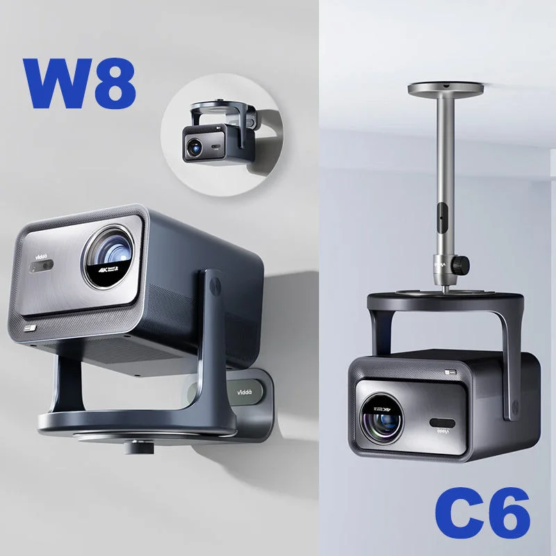 Vidda ASW8 Projector Wall Mount Bracket,ASC6 6mm Projector Ceiling Stand for Hisense C1/C2/C3 Serie,M2Pro,C2Pro,C3Ultra MAX 10KG