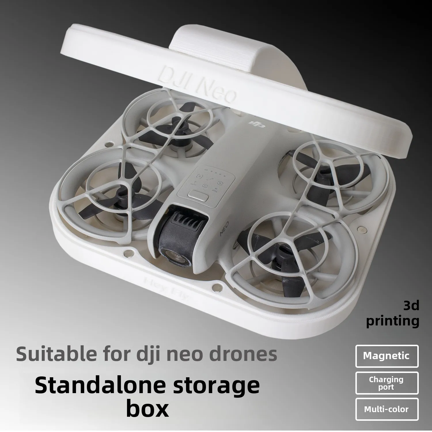 3D Print Storage Bag for DJI Neo RC Drone Mini Portable Protective Box Model Airplane Outdoor Carrying Protector Case