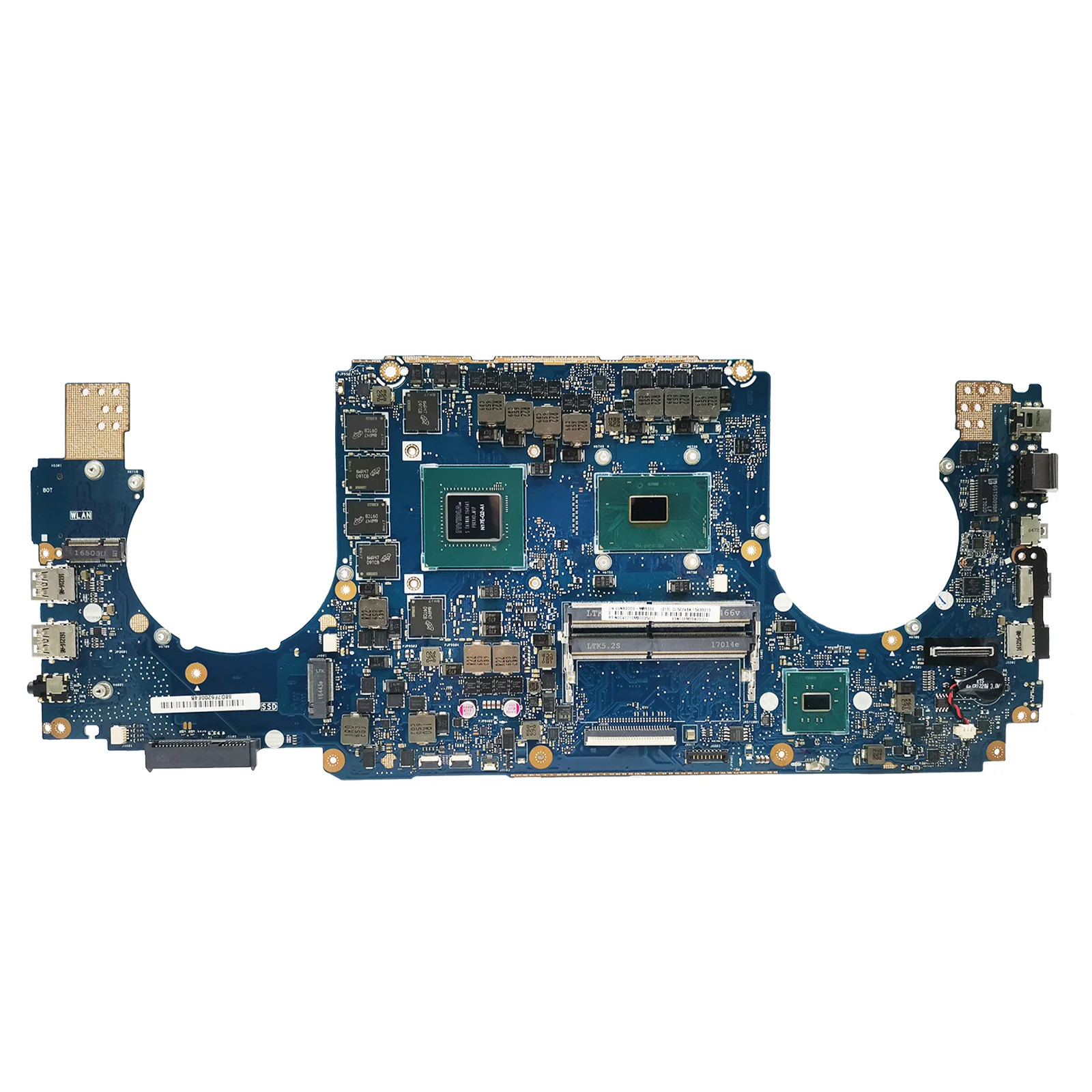 GL502VS Notebook Mainboard For Asus GL502V GL502VSK FX60V S5V Laptop Motherboard I5 I7 6th 7th Gen CPU GTX1070-V8G