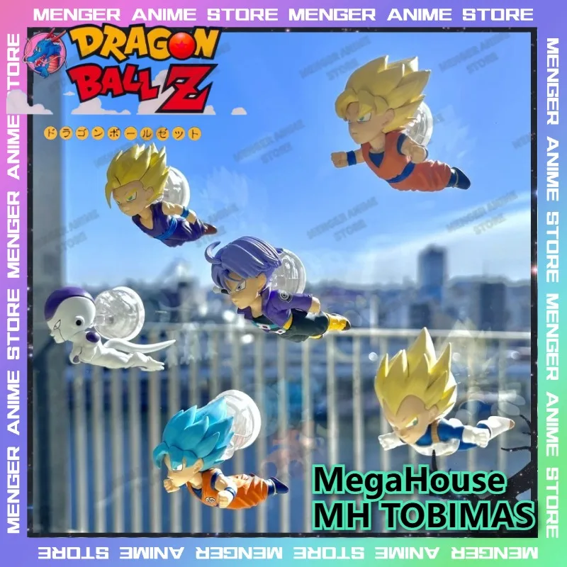 

Original MegaHouse MH TOBIMAS Dragon Ball Z Son Goku Vegeta Gohan Flying Pose 6 Figures Set Mini Anime Collectible Toys Gifts