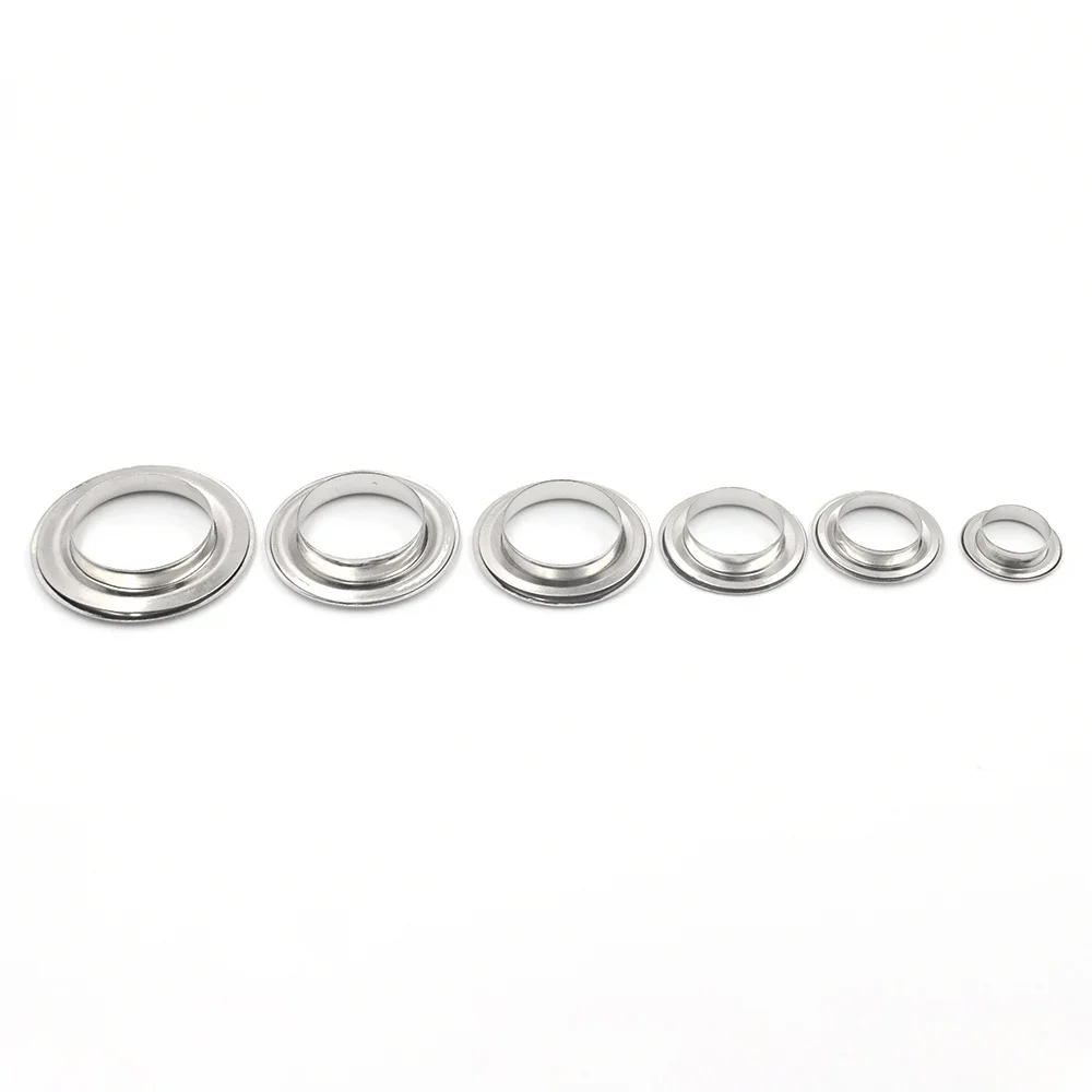 500sets Eyelets Inner Diameter 10mm-20mm Metal Eyelets with Washer DIY Handmade Craft Sewing Clothing Belt Bulk Accessories