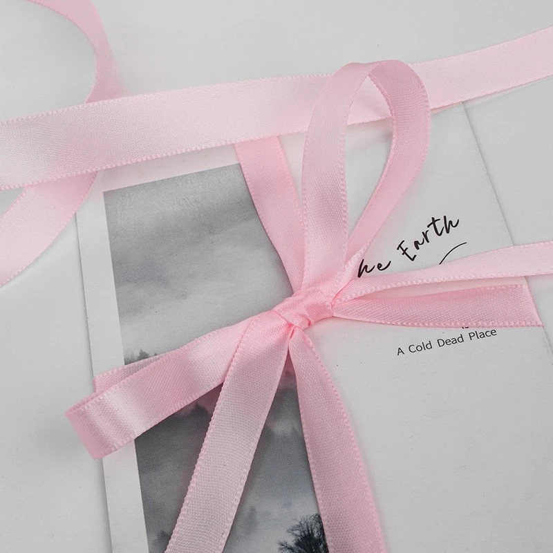 22 metri/91mer Nastro di raso rosa Natale Matrimonio Compleanno Decorazione festa Nastro da regalo Accessori di abbigliamento fai da te