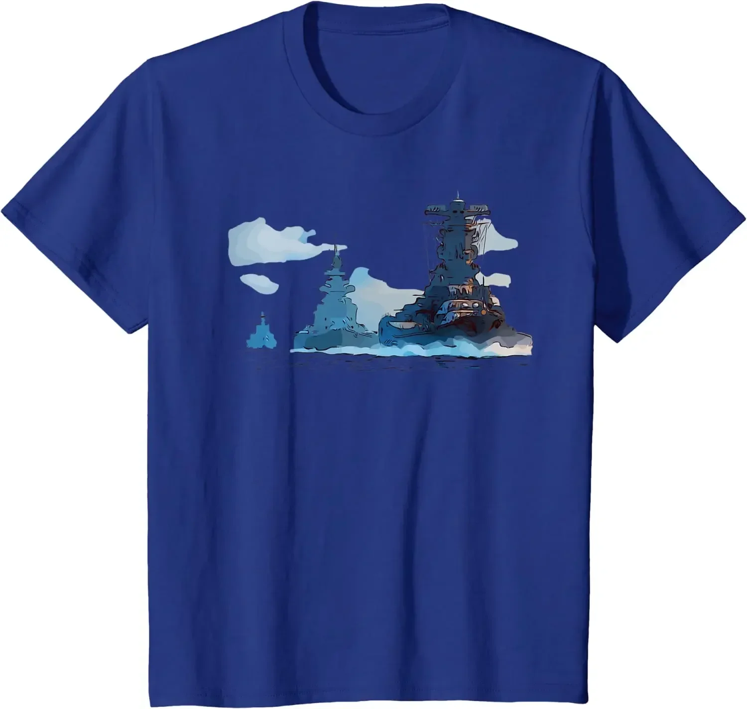 WW2 Warships Naval Fleet Battleships Carriers Men T-Shirt Short Sleeve Casual Cotton O-Neck Summer T Shirts