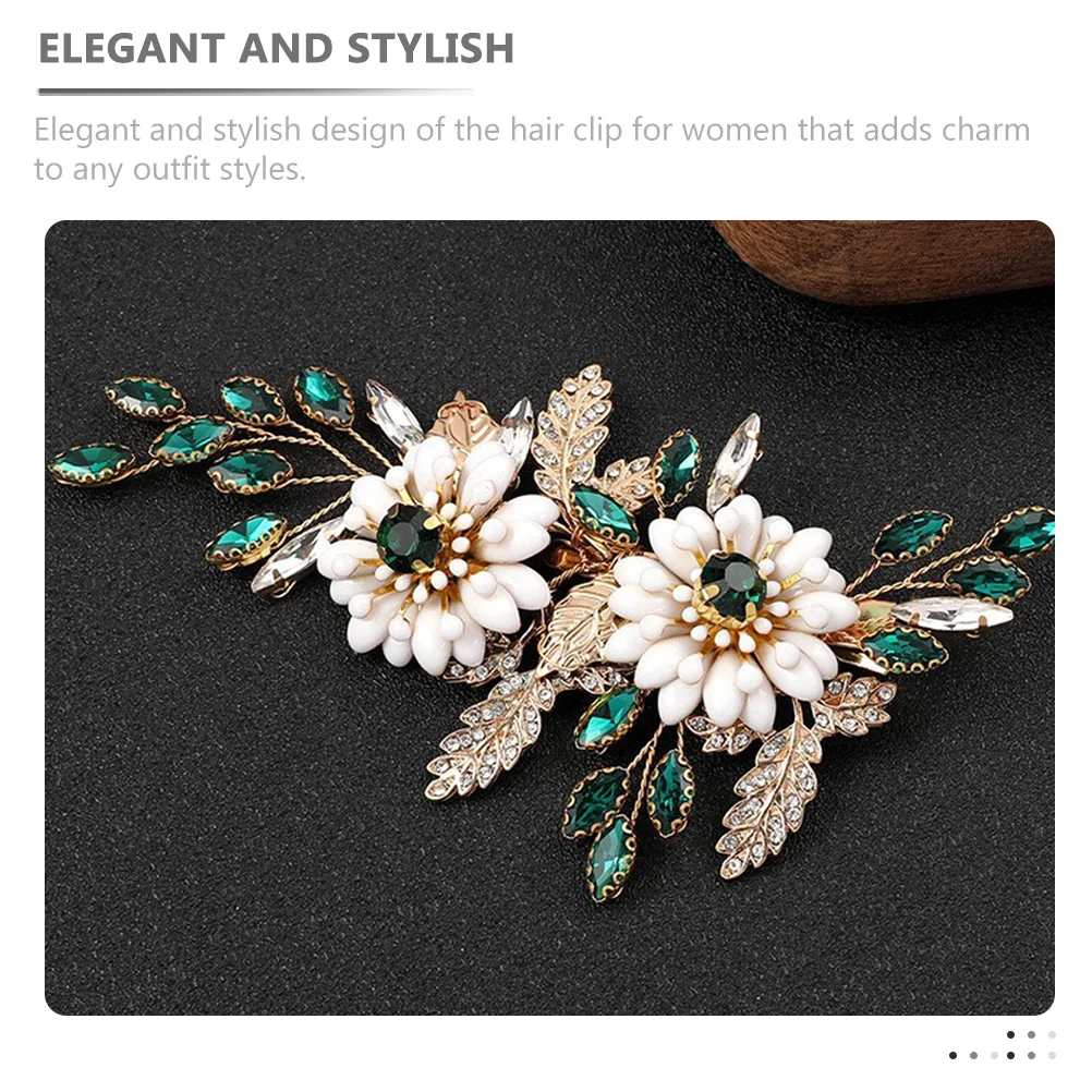 

Pearl Hair Clip Elegant Bridal Flower Wedding Hairpins Women Hair Accessories Stylish Vintage Hairpin Flower Hairpin