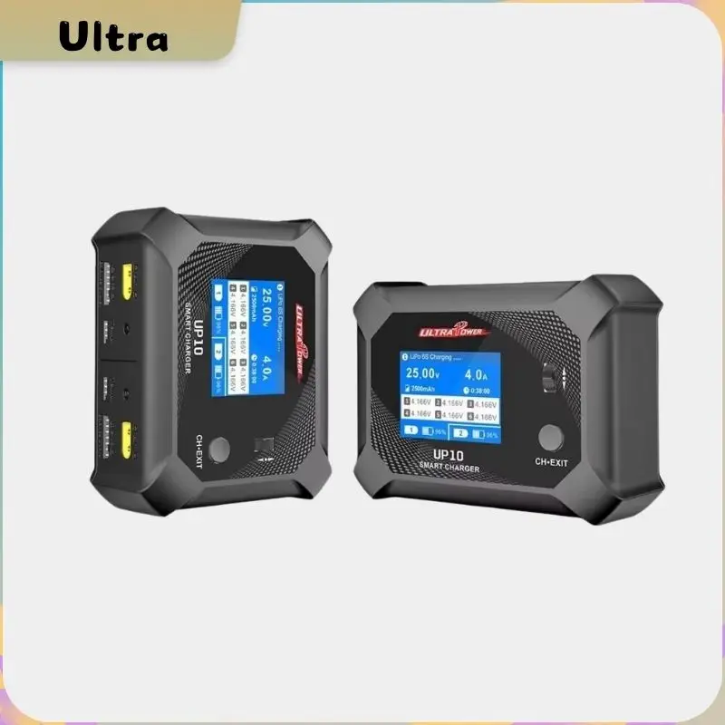 ULTRA New POWER UP10 2X100W 10A AC/DC Smart Blance Charger Dual Channel Output Battery Charger