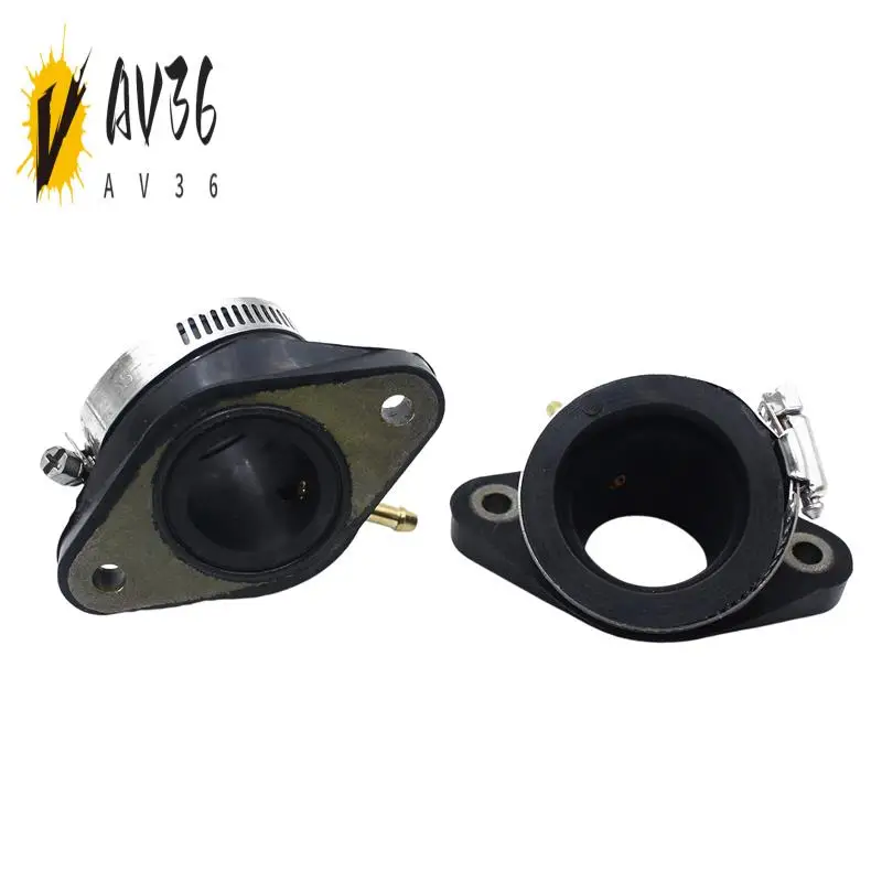 

AV36-Carburetor Intake Manifold Pipe Interface Adapter For Yamaha XV400 Virago 1991-1994 XV535 1988-2001 XV500 1992-1998 Parts