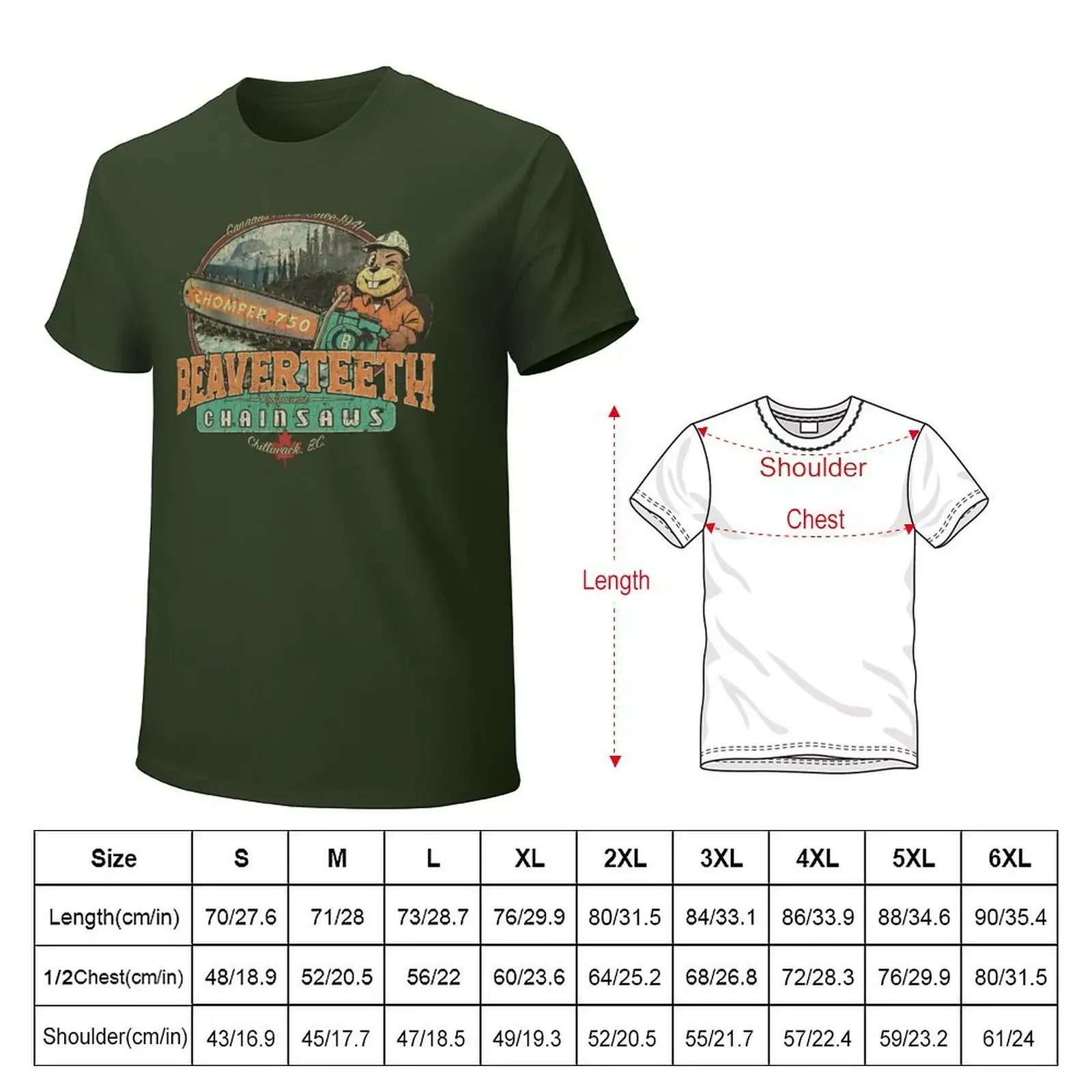 Motoseghe Beaverteeth 1941 t-shirt sublime summer top customs t-shirt da uomo