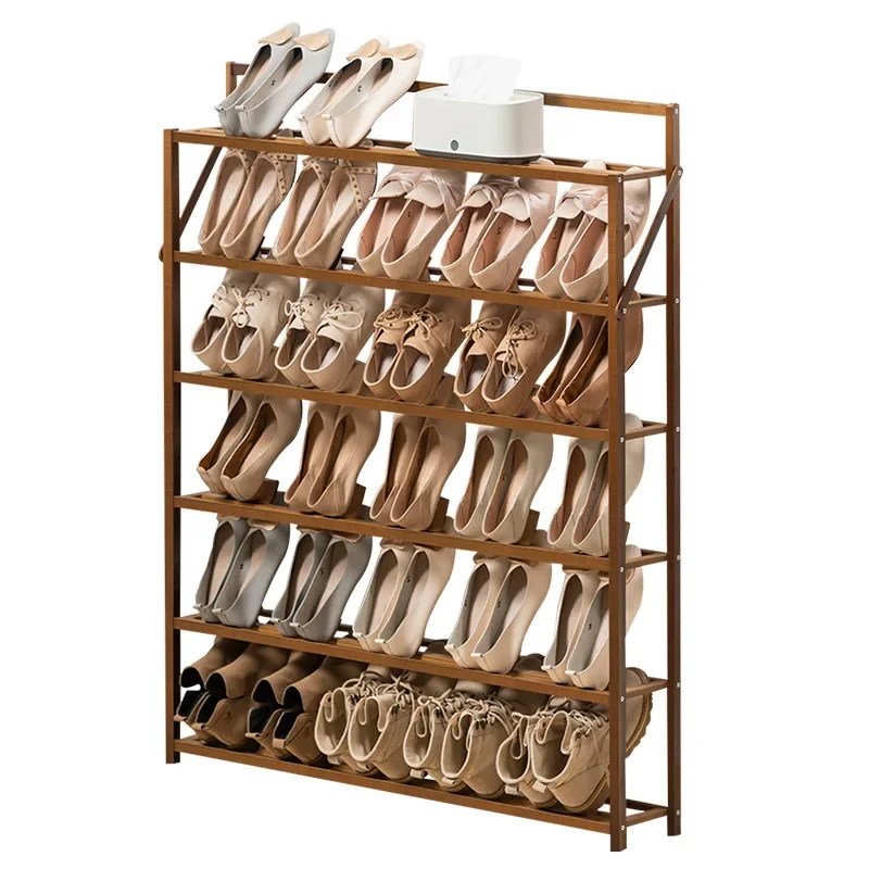 Shoe Racks Organizer Wooden Narrow Shoe Rack Ultra Thin Vertical Shoemakers Space-saving Entrance