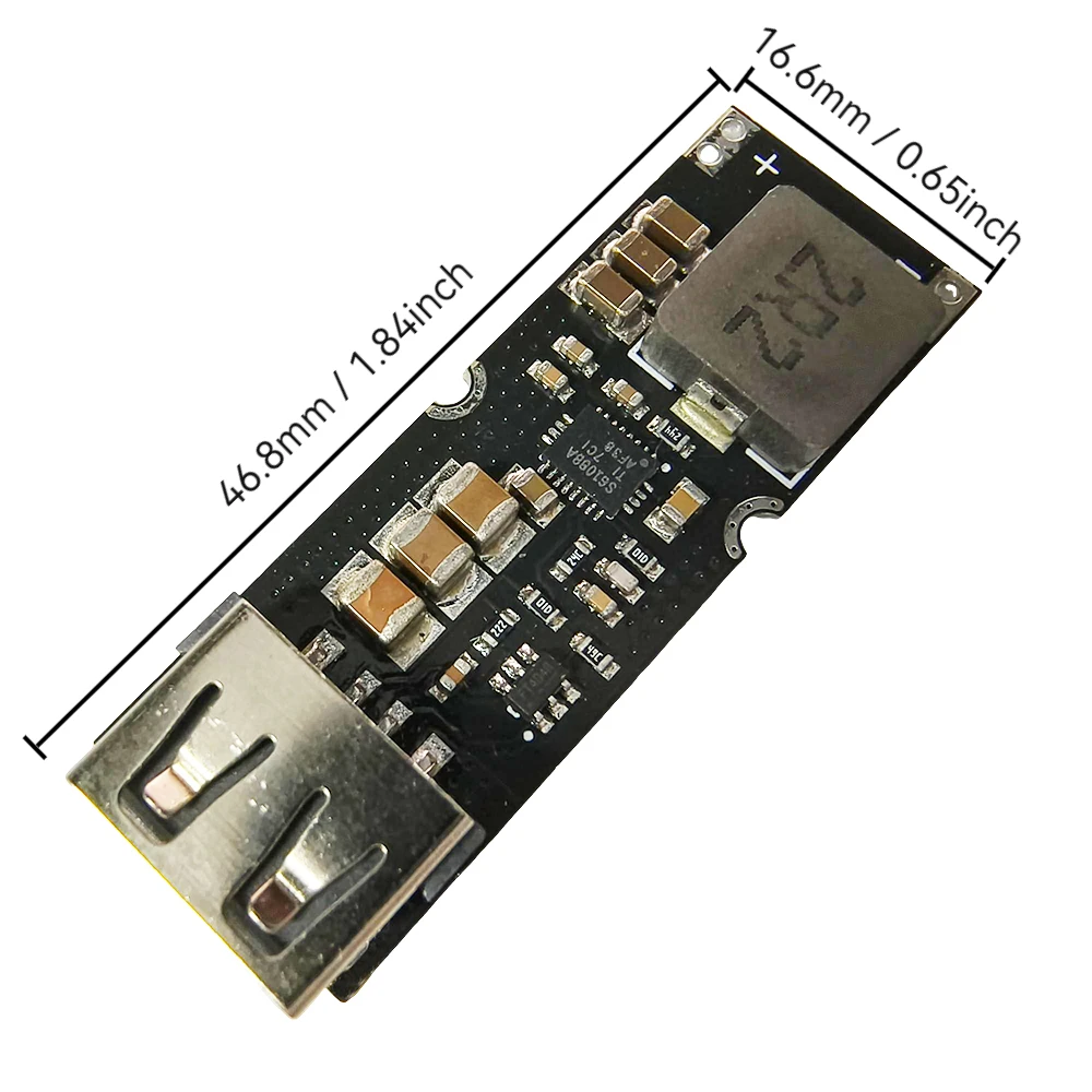 TPS61088 Modulo convertitore boost 3.2V/3.7V/4.2V al litio a 5V/9V/12V Step-Up QC2.0/QC3.0 Carica rapida USB Power Bank Scheda fai da te