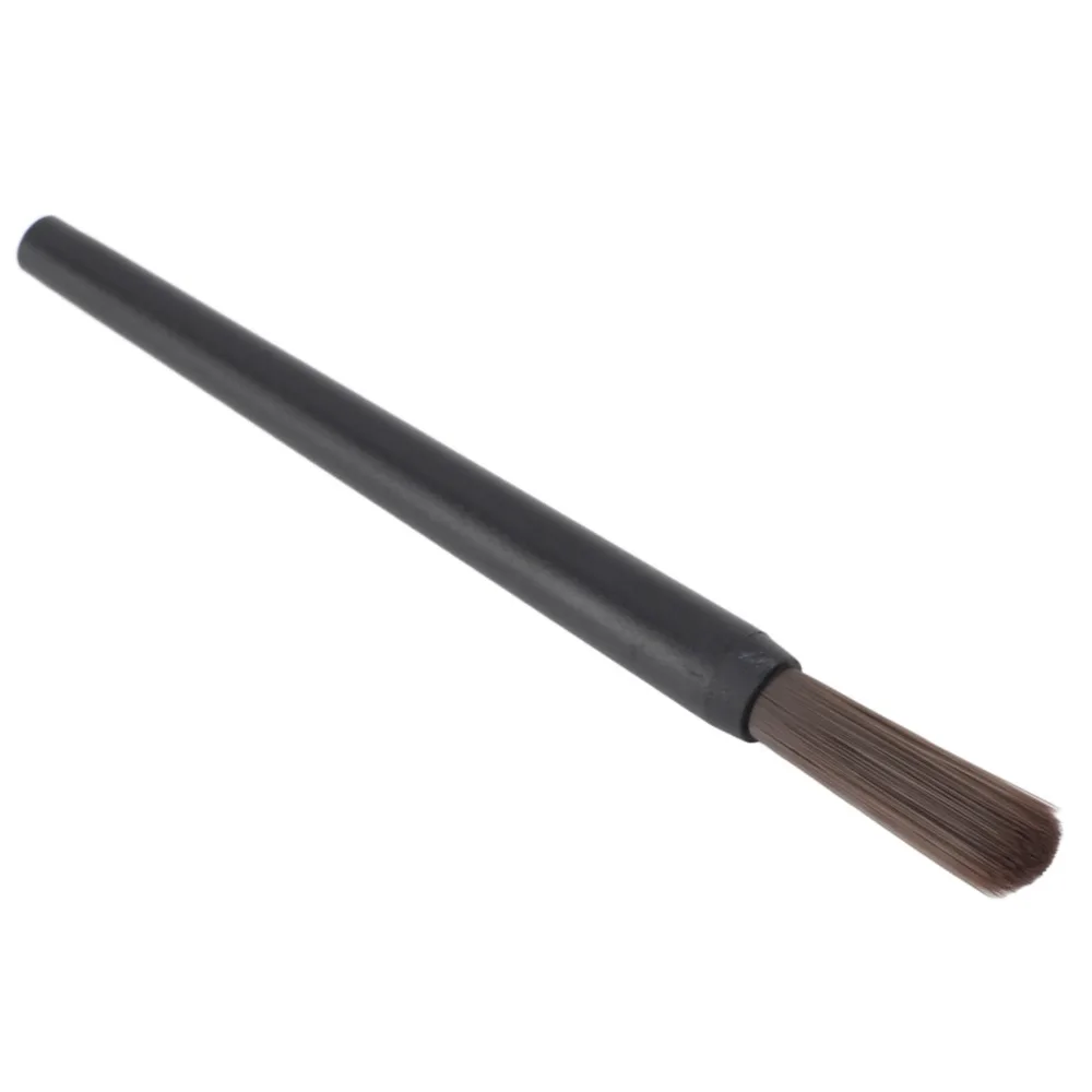 2 Pcs set Nylon Brush Coffee Grinder Cleaning Brush Plastic Handle Black Color Espresso Grounds Brush Kitchen Tool