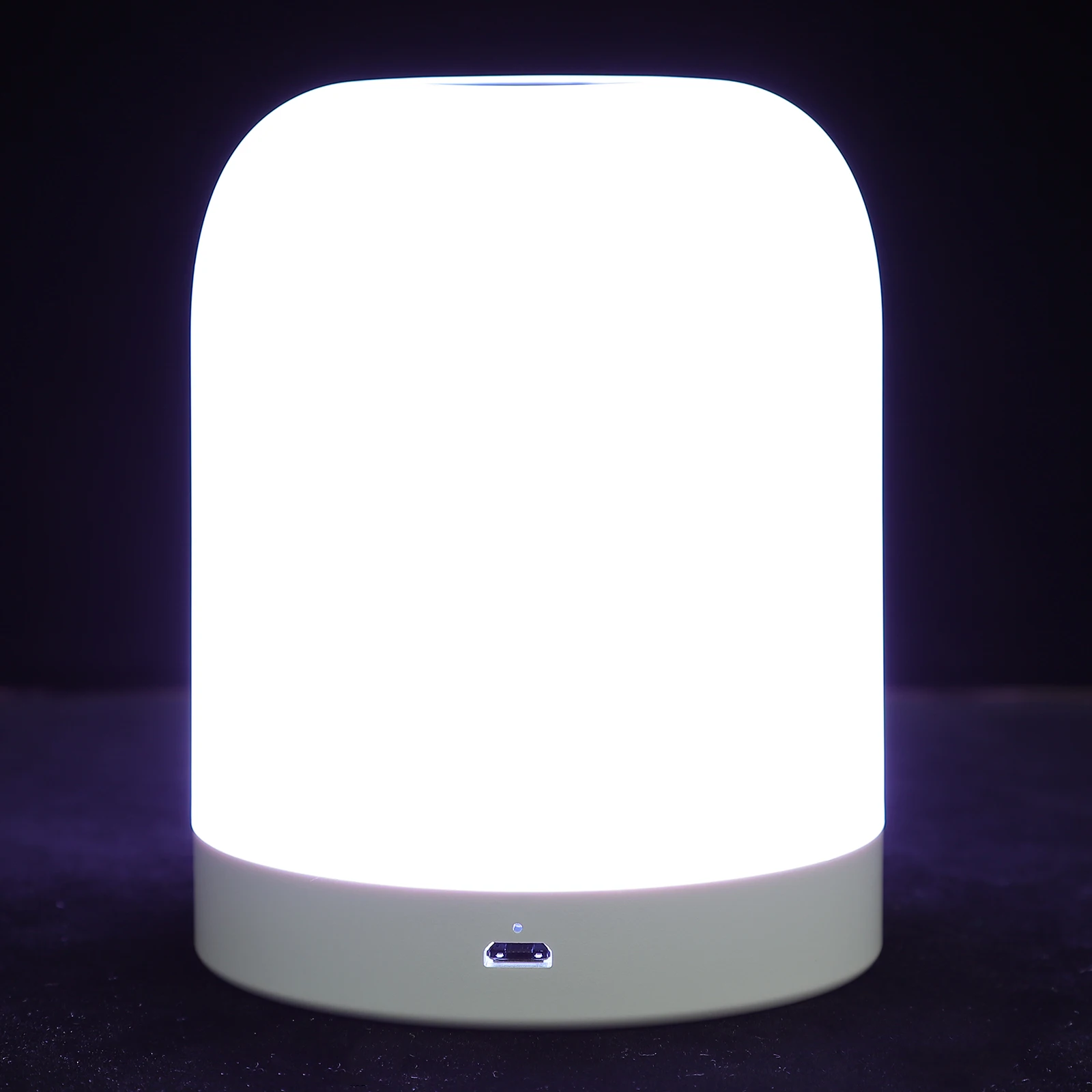

Colored Light Touch Bedside Dimmable Acrylic Night Lamp USB Rechargeable 1200mAh Small Night Light Bedroom