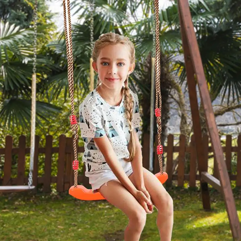 264lb Childrens Swing Seat With Set Accessories Outdoor Playground Garden Play Game U-shaped Swing Hanging Chair For Kids